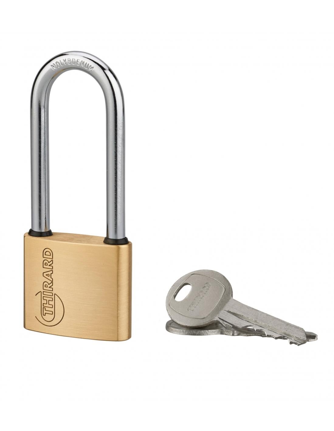Lucchetto Rotondo In Acciaio Cromato Toolzone - 73 Mm, Con 2 Chiavi In Ottone, Serratura Nascosta, Resistente - 2