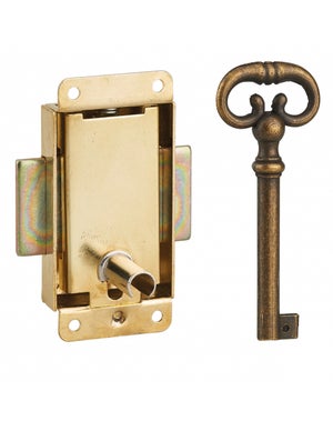Petite clé de boîte à bijoux, clé en laiton poli - Quincaillerie de meubles  clés vintage antique