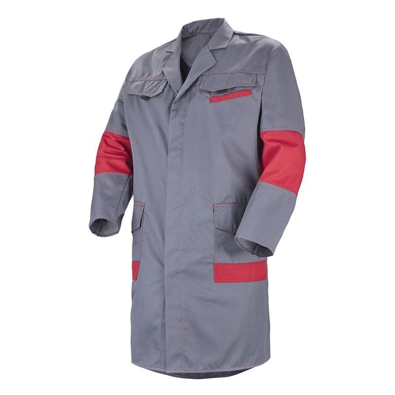 Cepovett Blouse de travail FACITY Gris Rouge 3XL Leroy Merlin