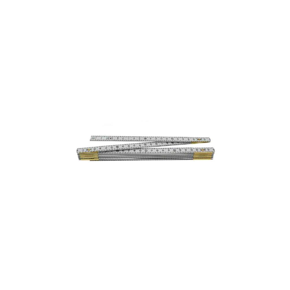 Mètre pliant aluminium satiné mat double mètre | Leroy Merlin