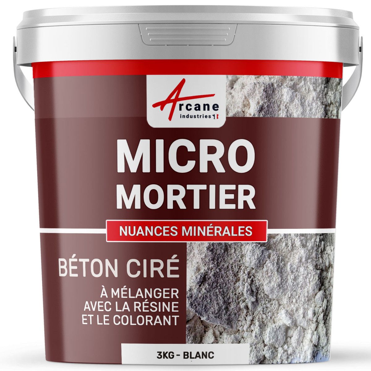 Mortier pour b ton cir MICRO MORTIER BETON CIRE 3 kg