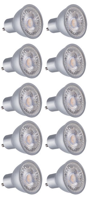 Allesgute Lot de 6 Ampoules GU10 LED Spot Blanc Chaud 3000K 7W