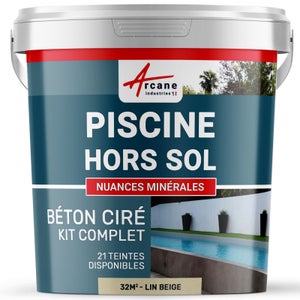 Émail Swimming Paint K5 Peinture pour Piscine en Toiles PVC Hors Sol Piscine  Creusée Vernis Liner Kg 2 Bleau Ral 299C (15 M²)