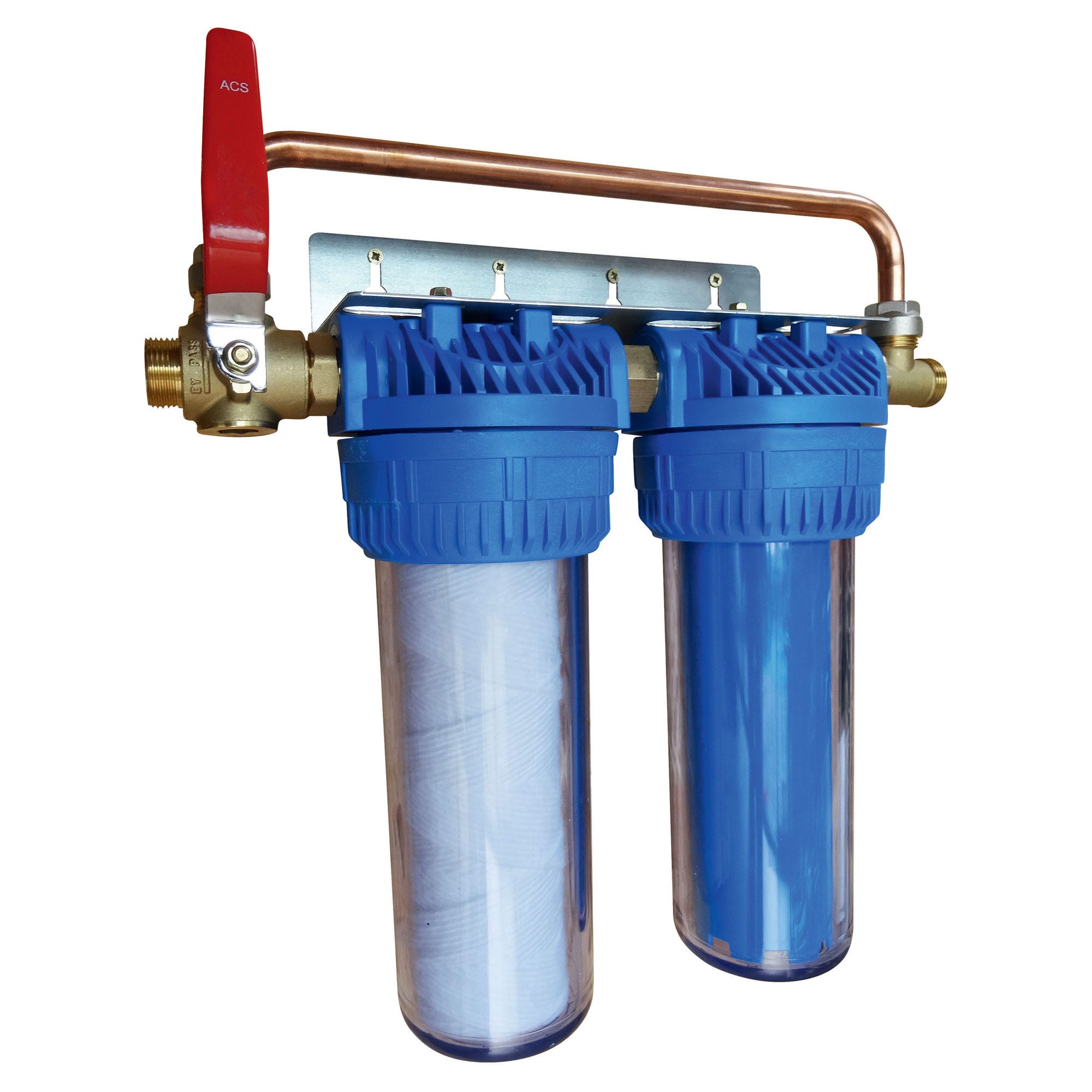 Filtre à eau duo - station anti-corrosion et anti-calcaire à prix