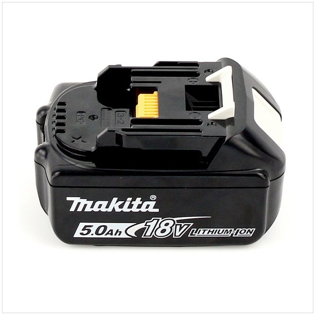 Makita BL 1850 B Li-Ion Batterie 18V 5,0 Ah ( 197280-8 / 632f15-1 ) +  Affichage LED - Successeur de 196672-8