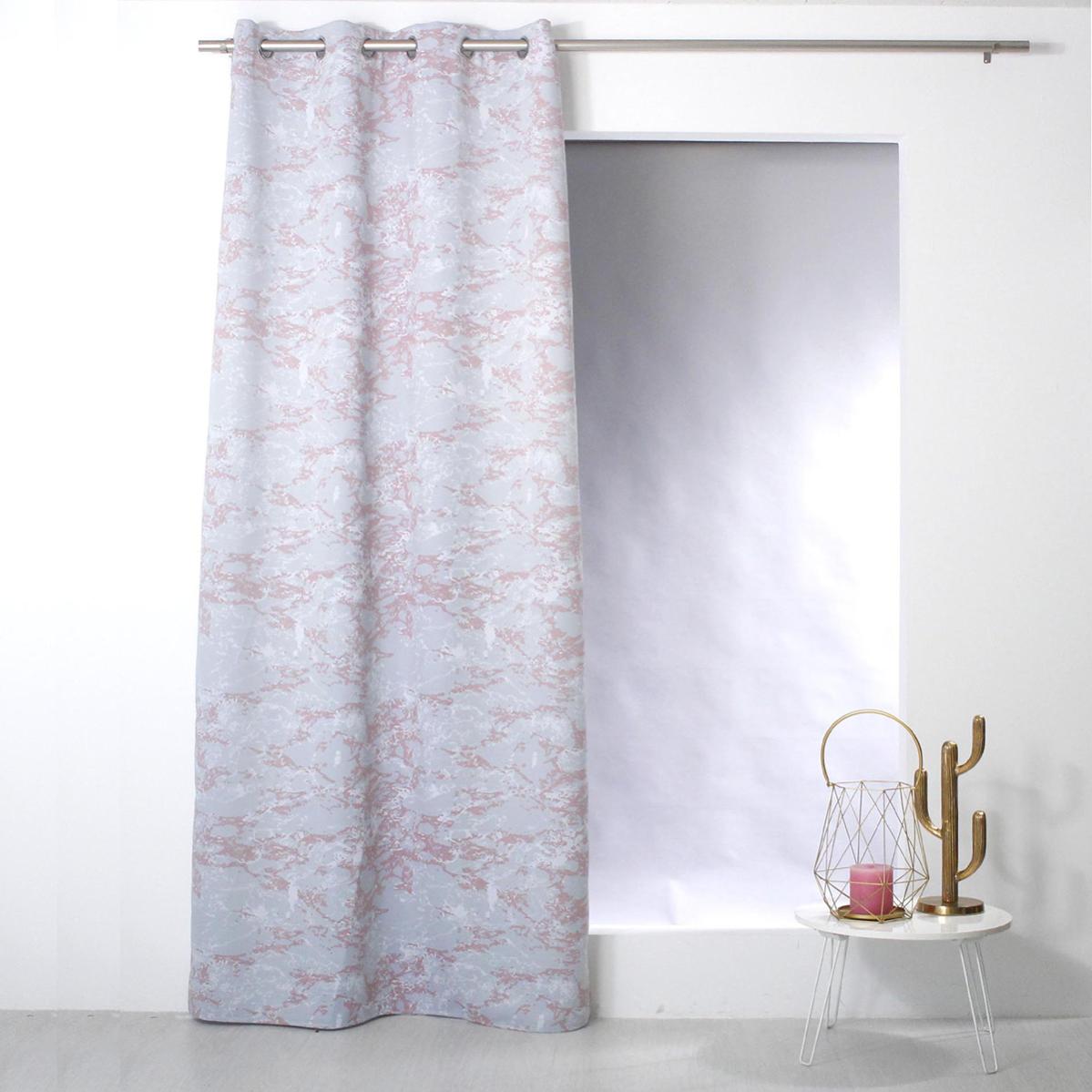 rideau rose occultant