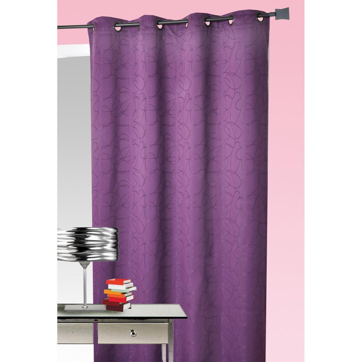 Tende Oscuranti Jacquard Con Motivo Geometrico, 2 Pannelli 150x244 Cm, Fodera Termica E Antirumore, Per Camera Da Letto, Colore Crema