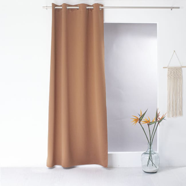 Rideau Occultant Uni Avec 8 œillets Camel 140 X 240 Cm Polyester Leroy Merlin Rideau Occultant Uni Avec 8 œillets Camel 140 X 240 Cm Polyester Leroy Merlin