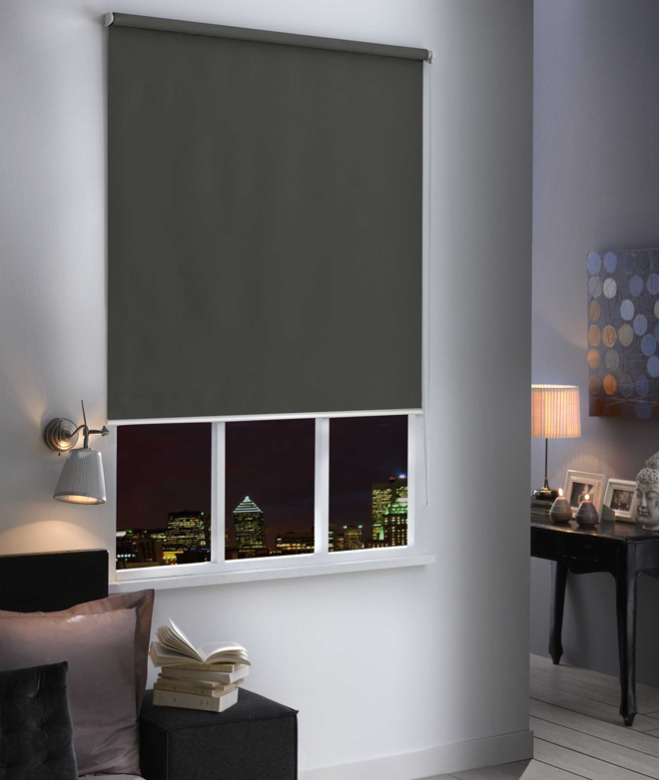 Madecostore Store Enrouleur Occultant Hauteur 190cm Gamme Must Gris Anthracite L54 X H190cm Leroy Merlin