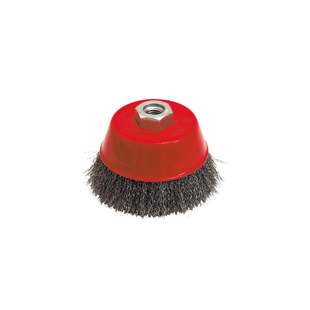 Acheter Brosse rotative conique, fil acier, ondulé