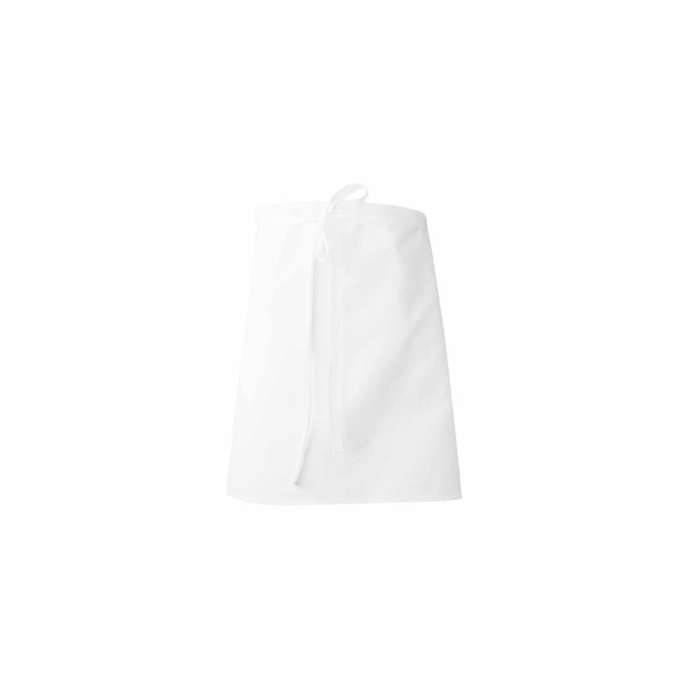Tablier De Cuisine LMA Traiteur - Blanc, 55x100 Cm - 100% Coton 240 G/m² - Cordon De Serrage