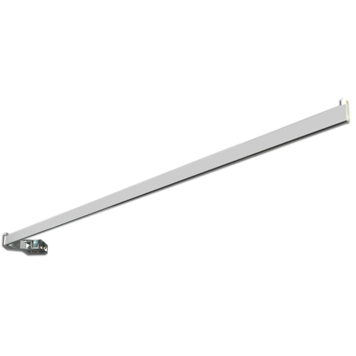 Kit Tringle Pivorail Aluminium Pour Porte D'entrée - Recoupable, Système Pivotant, 100 Cm, Satiné