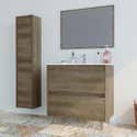 Colonna Bagno ARKITMOBEL Dakota 30x25.5x140 Cm - Marrone Nordik Con Ante - Foto 2