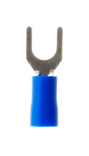 Cosse et kit OC-PRO cosses electriques fourche de 4 bleues sachet de 100  cosses 