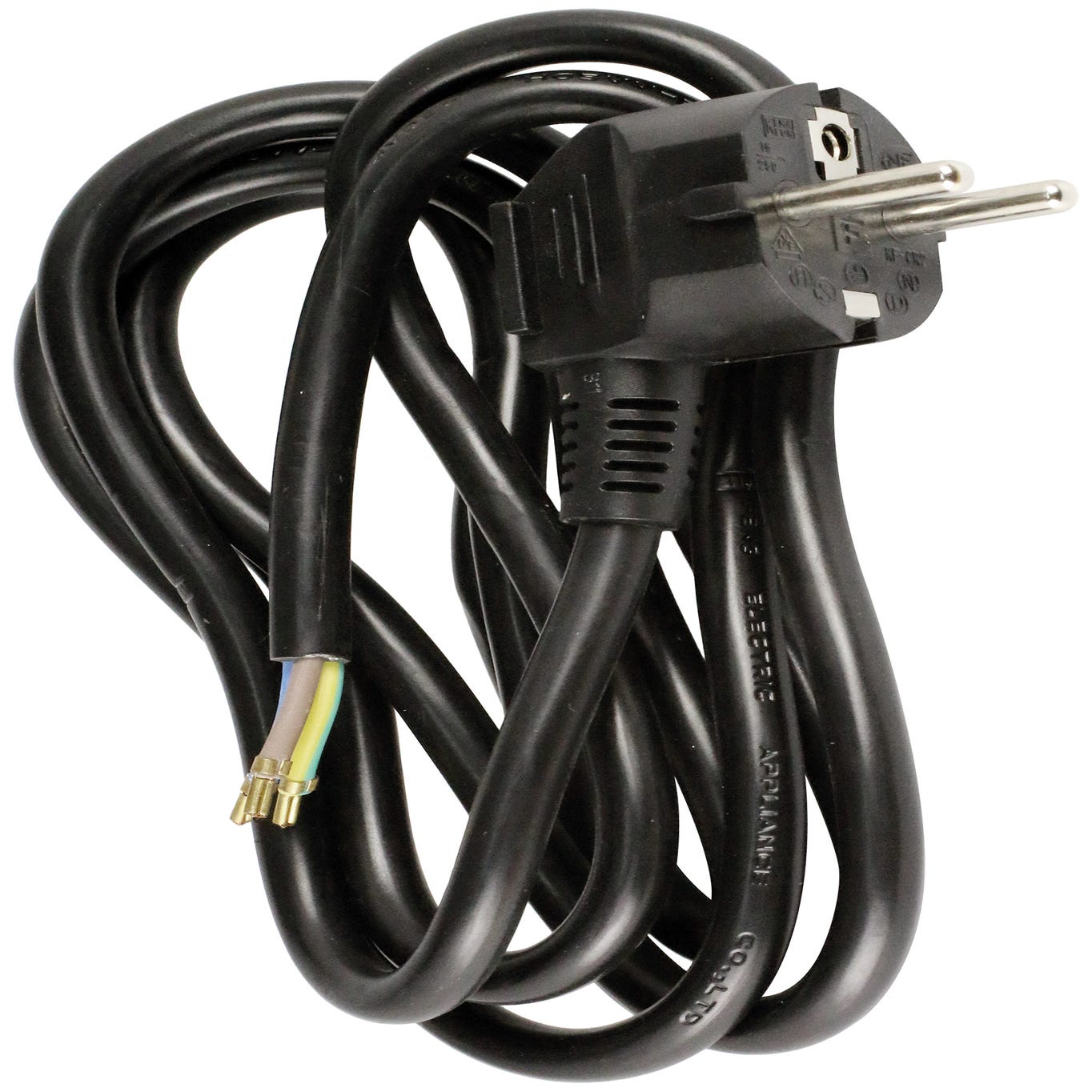 Nedis Rallonge électrique droite noire - 2 mètres - Câble Secteur -  Garantie 3 ans LDLC