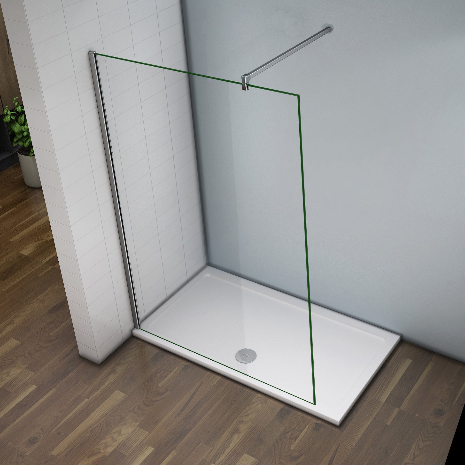 Aica Paroi De Douche 140x200cm Paroi De Douche À L'italienne ...