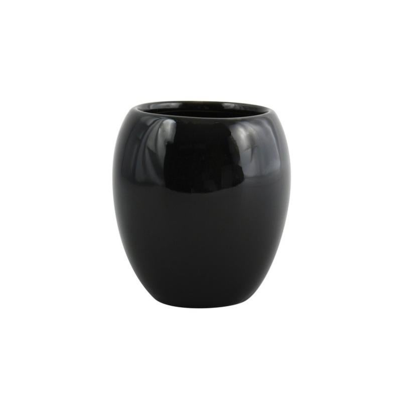 Distributeur De Savon Liquide En Grès Et Bois D'Acacia - 450 Ml, Pompe Pratique - Design Moderne Noir Pour Salle De Bain Élégante