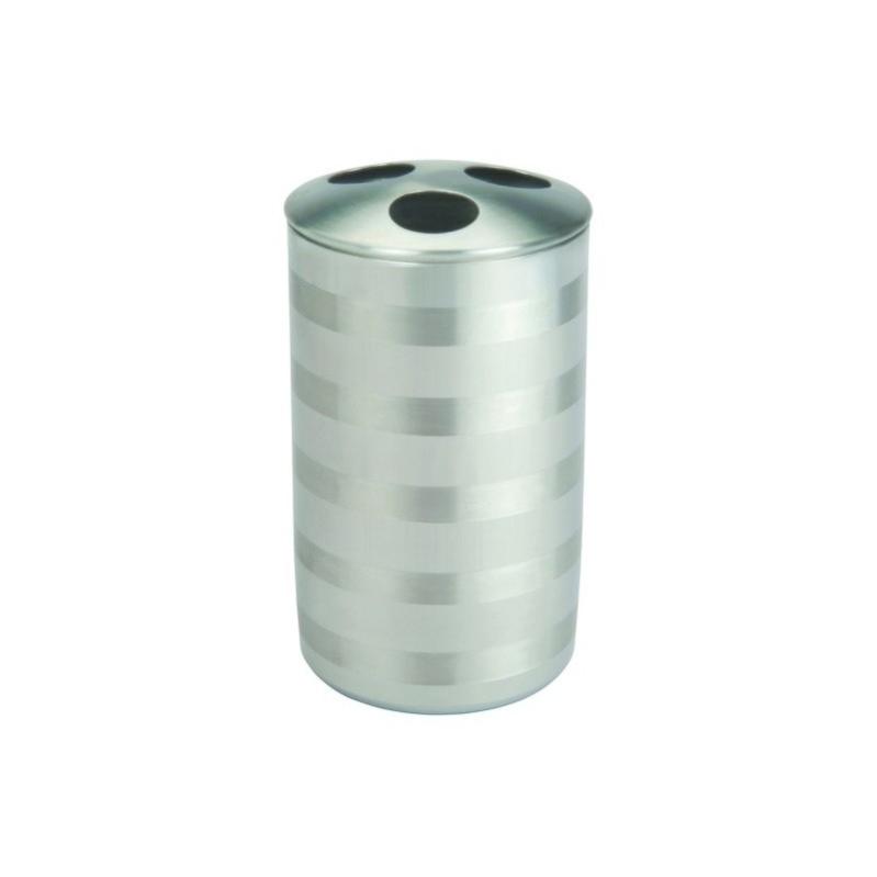 Porte-savon MSV Papeete - Acier Inoxydable Et Plastique Transparent/gris - Dimensions 13x10x3 Cm - 4
