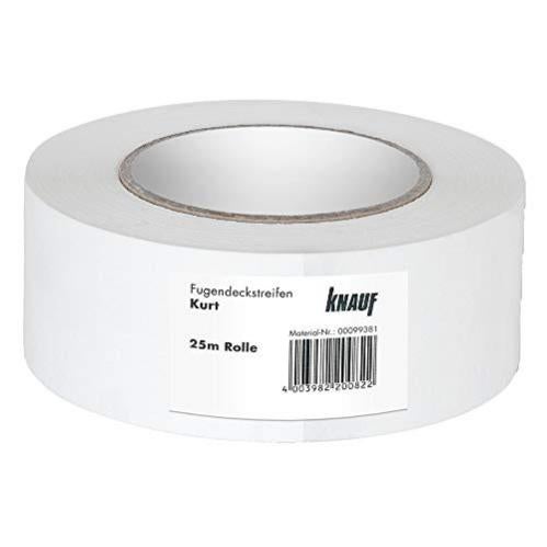Nastro Coprigiunto Per Cartongesso PIKAPPA 3551 - 90 Metri, Larghezza 5 Cm, Colore Bianco