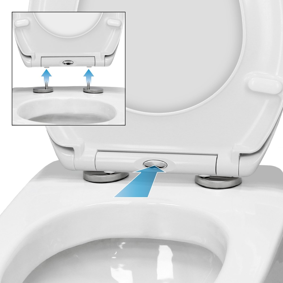 Couvercle De Toilettes Starfish Softclose Avec Easy Fix Leroy Merlin
