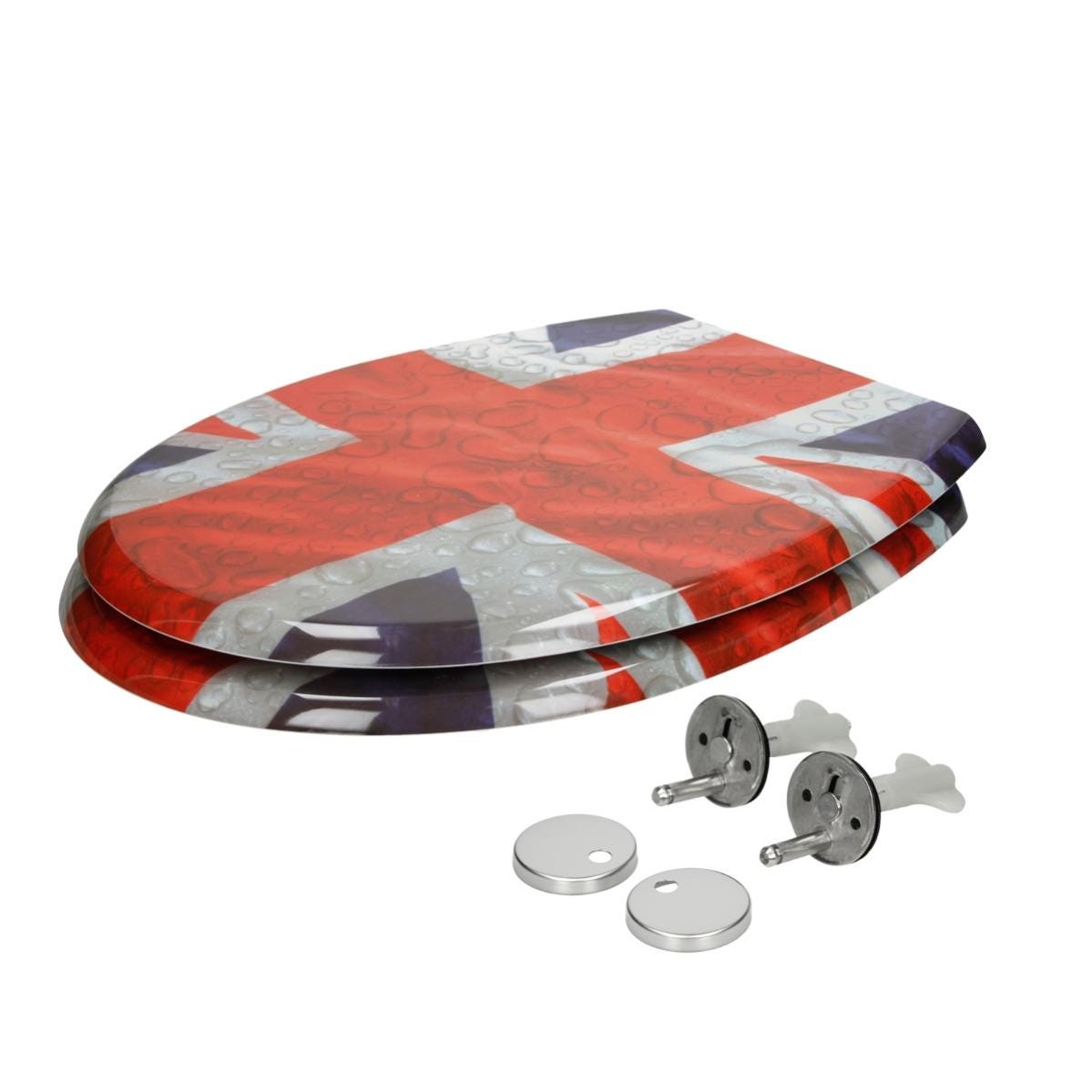 Adesivi Divertenti Per Water - 5 Pezzi 29x29cm, Tema Fiori, Impermeabili E Facili Da Pulire - Foto 13