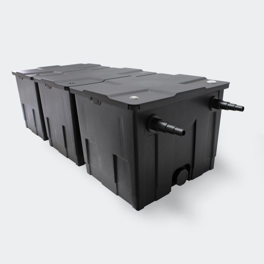 Set Filtro Biologico Per Laghetto SunSun - Fino A 90.000L, Pompa 80W, UVC 36W, Acqua Limpida