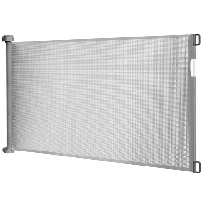 Barriere De Securite Pour Bebes Et Chiens Retractable En Textile 0 137cm Gris Leroy Merlin Barriere De Securite Pour Bebes Et Chiens Retractable En Textile 0 137cm Gris Leroy Merlin
