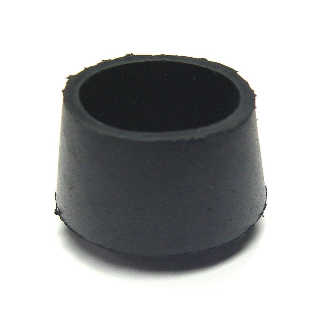 Embout enveloppant rond diam. 16 mm en plastique NOIR - Plastique