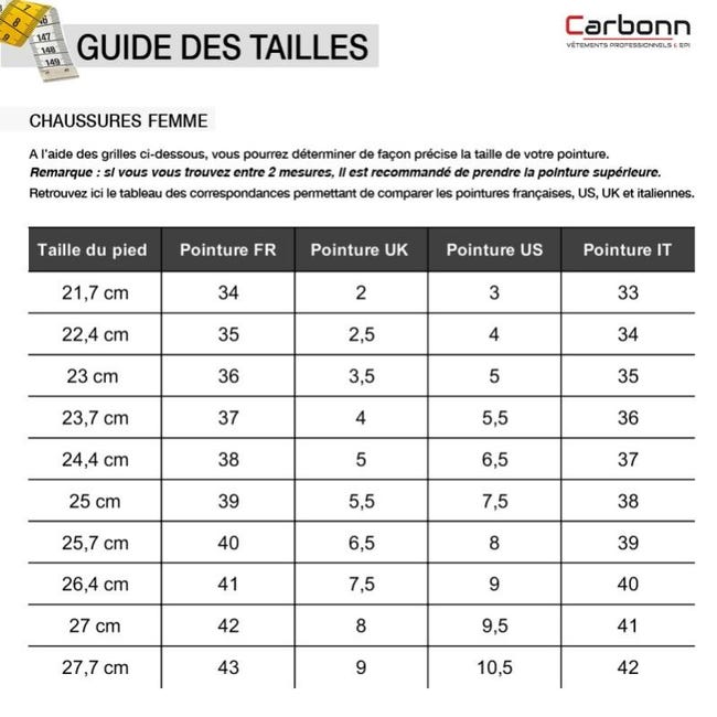 Uk Fr Taille Chaussure Us 22 Taille Chaussure Uk Eu Taille
