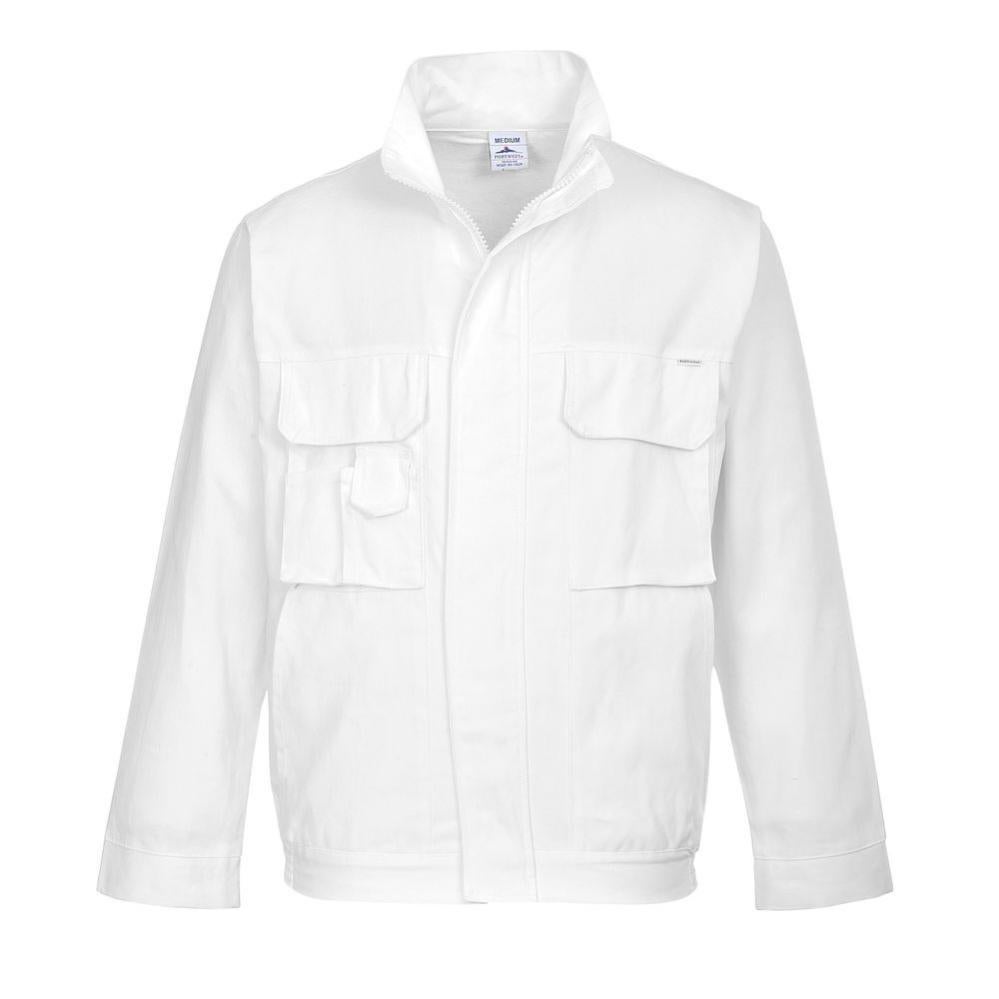 Portwest Veste De Cuisine Sussex Blanche - Chef Cuistot, Taille L, Boutons Caoutchouc