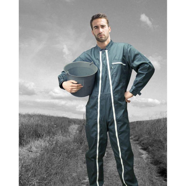 Combinaison de travail Fusible 2 zips Vert LMA Taille 7XL