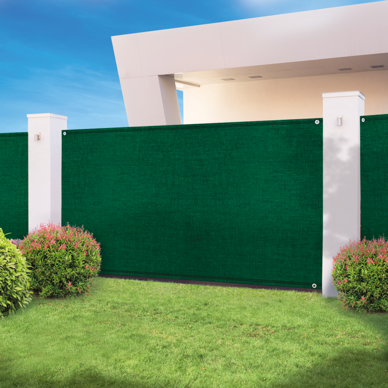 Brise vue pour clôture 1 x 25 m de couleur verte D31210 