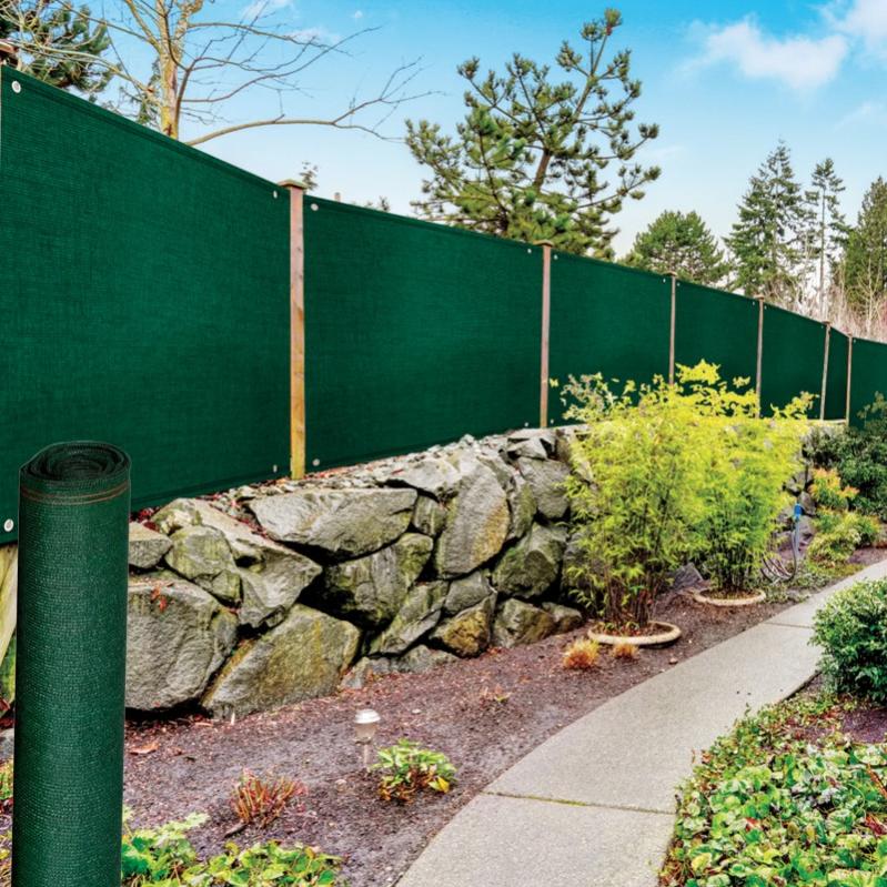 Brise Vue Renforcé 1.5x10m Vert - 220g/m², Occultant 95%, œillets