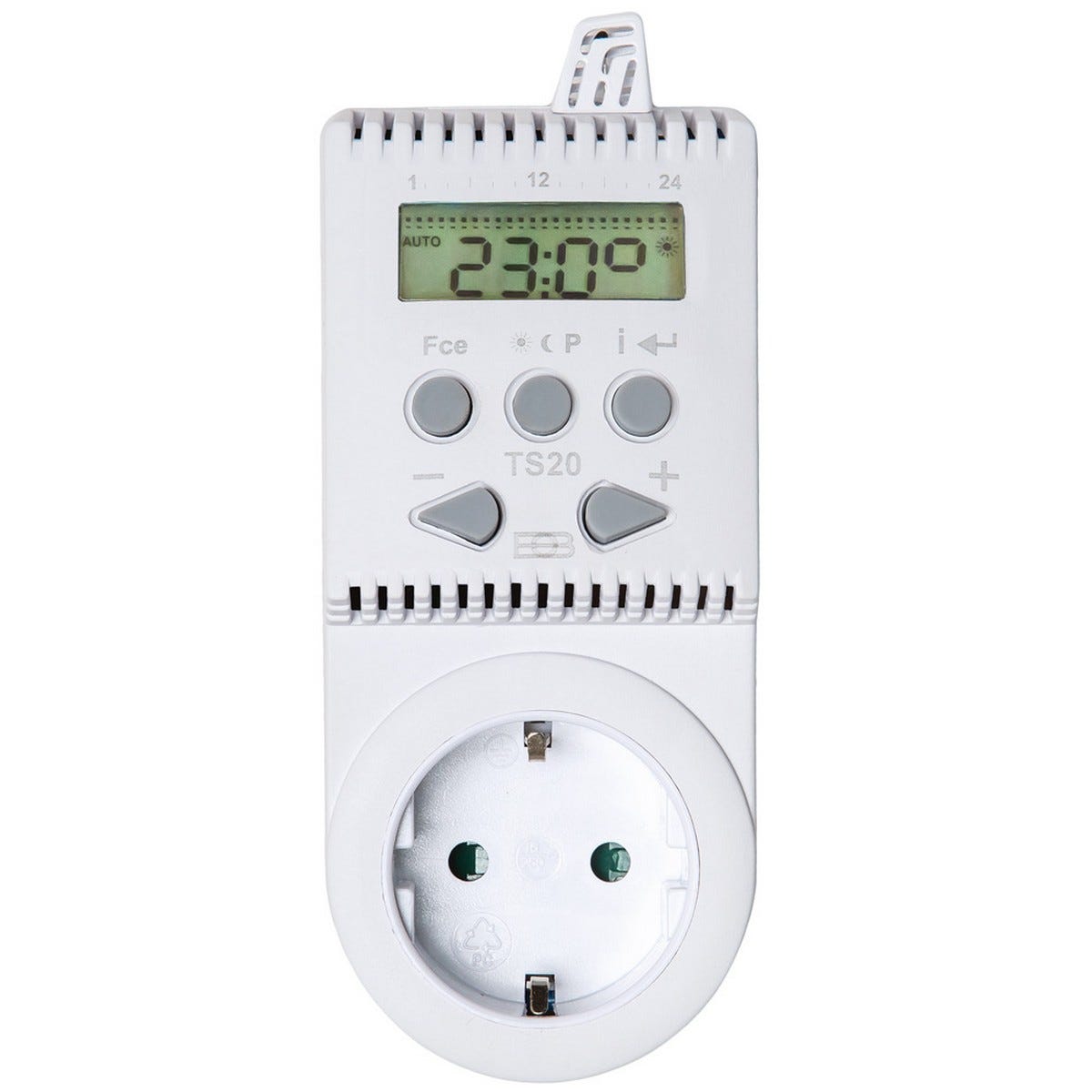 Tectake termostato per la presa di corrente TS20