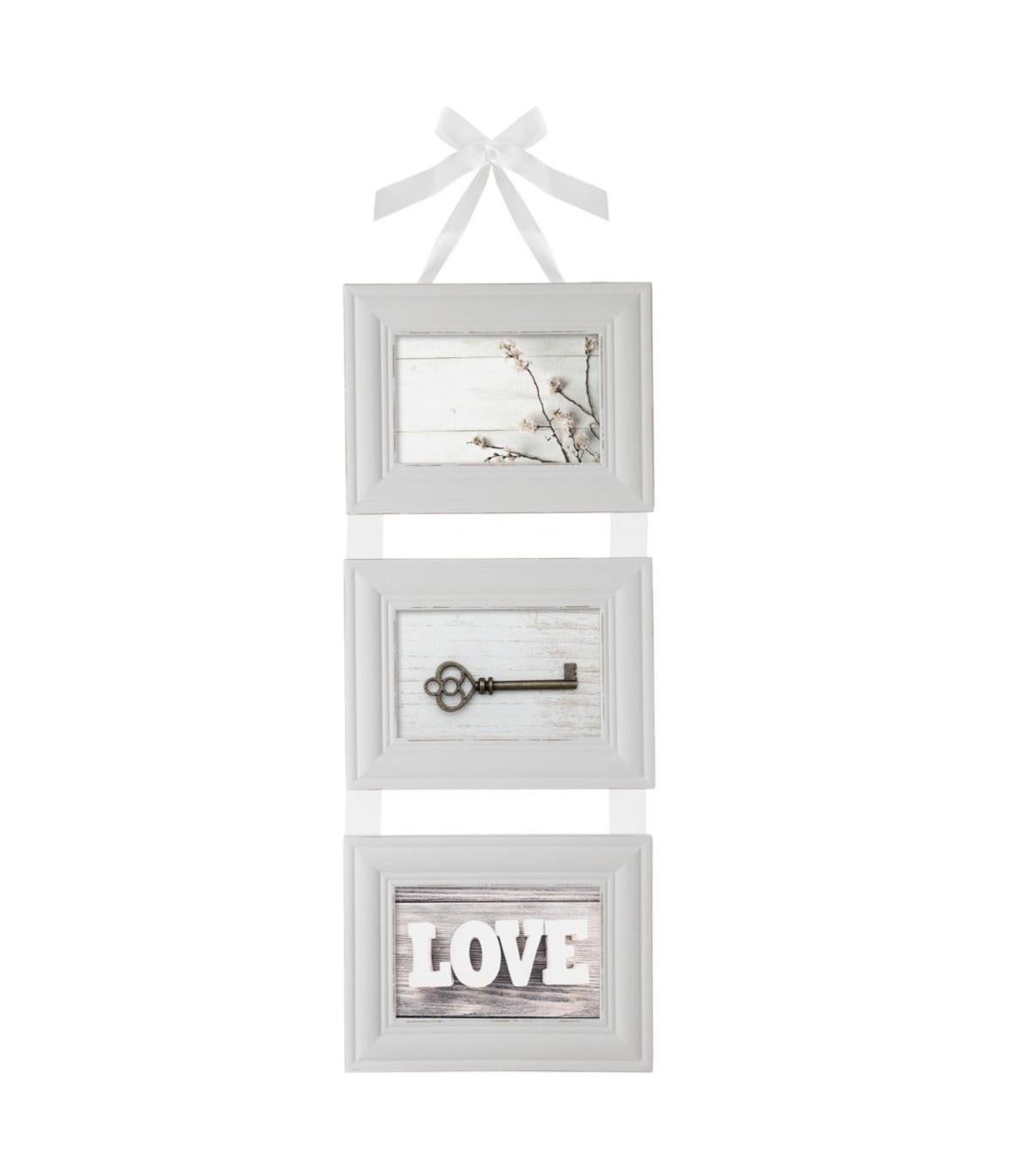 Cadre Vitrine En Bois 21 X 21 X 3,8 Cm - MegaCrea DIY, Couleur Bois Naturel
