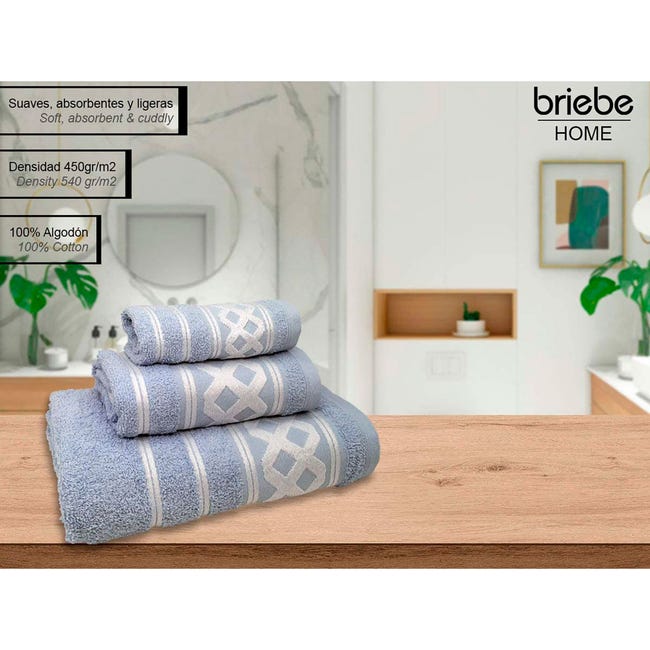 Betz Juego de 10 toallas de lavabo PALERMO 100% algodon 50x100 cm