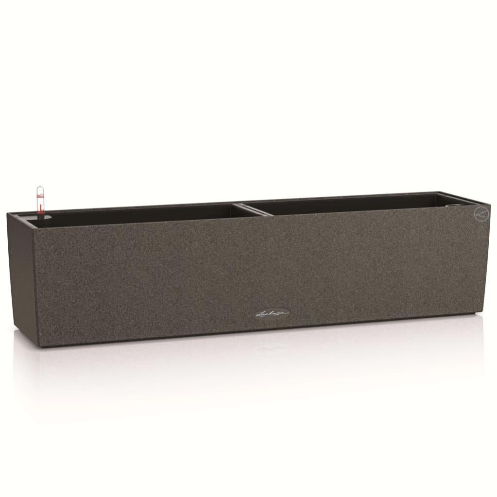 Lechuza Balconera Cottage 40 - Jardinière Avec Irrigation Automatique - Granit - 40x19x19cm - Systeme Autonome