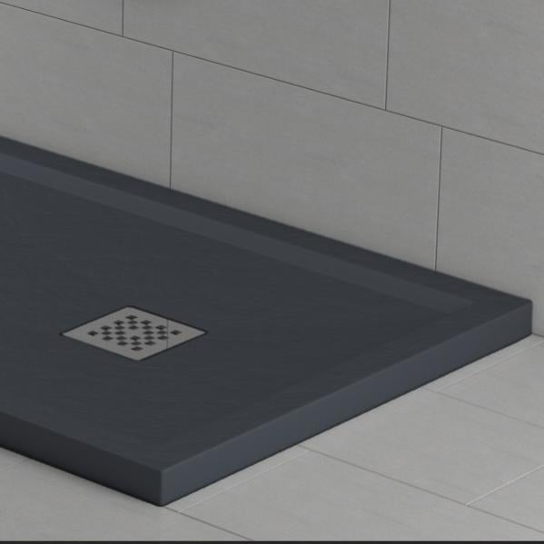 Plateau De Douche Roma – Mineralmarmo Anthracite – Luminosa ArredoBagno