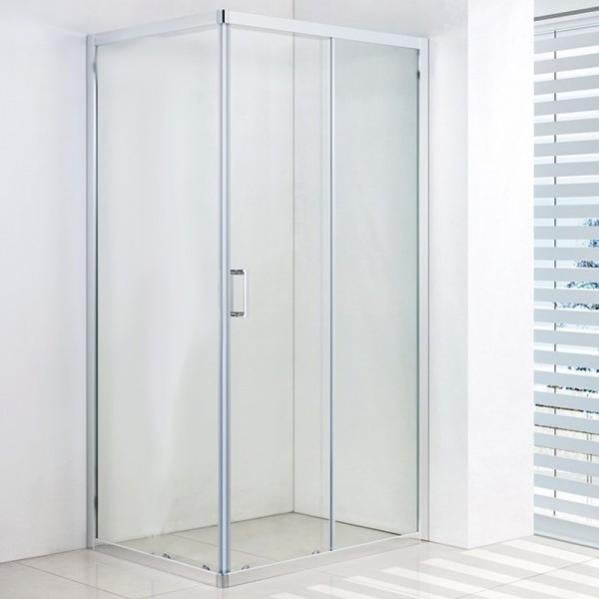 Box Doccia Rettangolare 80x120 Cm - Vetro Temperato 6mm Trasparente | Ante Scorrevoli | Made In Italy - Foto 12