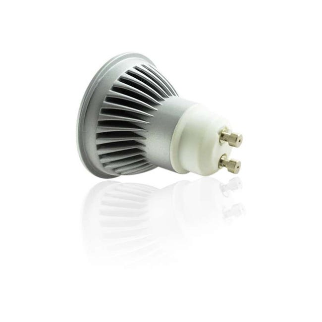 Ampoule Spot GU10 LED 4W éclairage 40W - Blanc Chaud 2700K