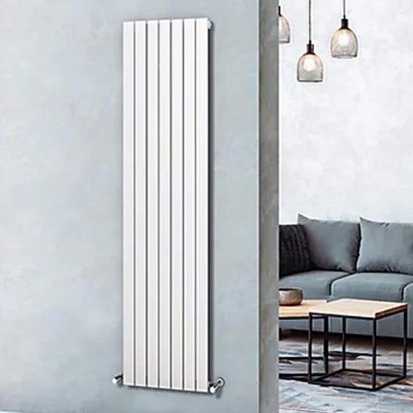 Termoarredo design idraulico plain vertical bianco o antracite, colore  grigio antracite, dimensioni 1800x514