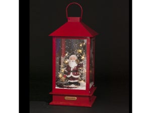 Lanterne de Noel, Hillylolly Lanterne LED Noël, Mini Lanterne de