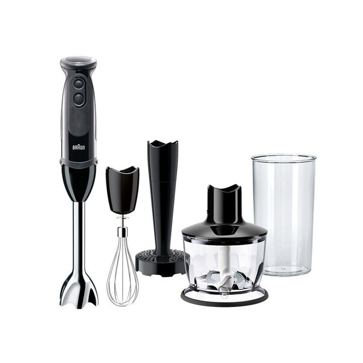 Batidora de mano multifunción con accesorios braun mq 5237 bk 8021098774828 s7822138 braun