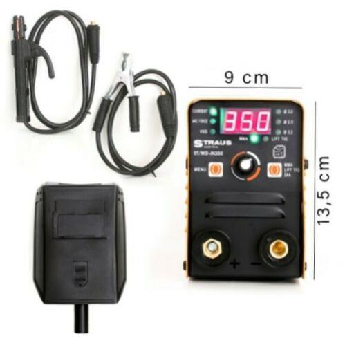 Saldatrice Inverter Mini 350A Portatile - Con Valigetta, Leggera (2 Kg), Per Hobbisti E Professionisti