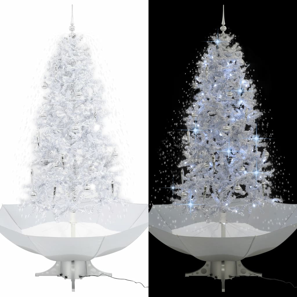 Albero di Natale Artificiale Sottile con Base 240 cm PE - AMDGarden