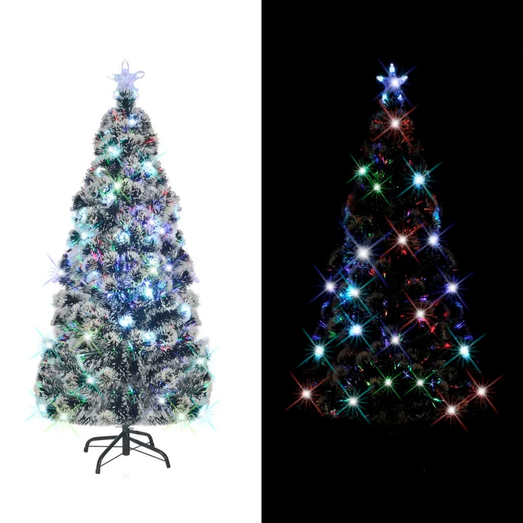 Árvore de Natal vidaXL artificial com pinhas e neve branca 210 cm - Árvores  de Natal - Compra na