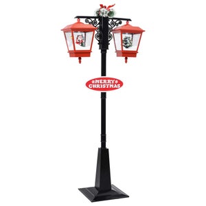 vidaXL Lampe murale de Noël lumières LED et Père Noël Rouge 40x27x45cm - La  Poste