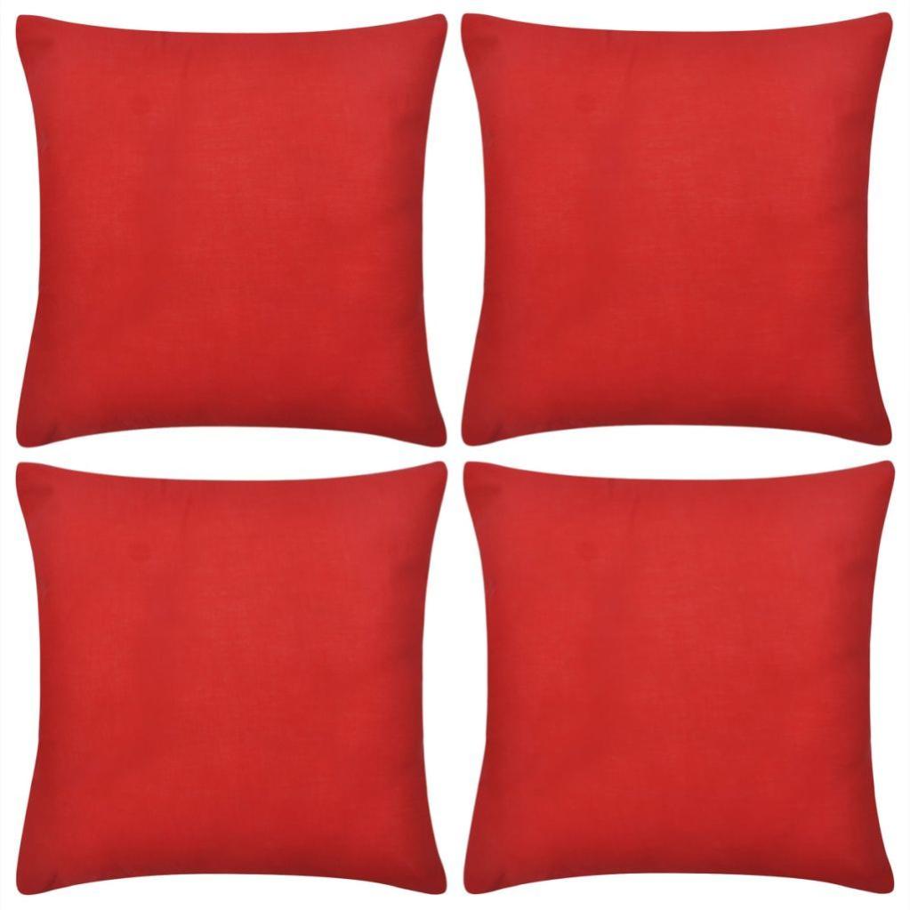 coussins rouges
