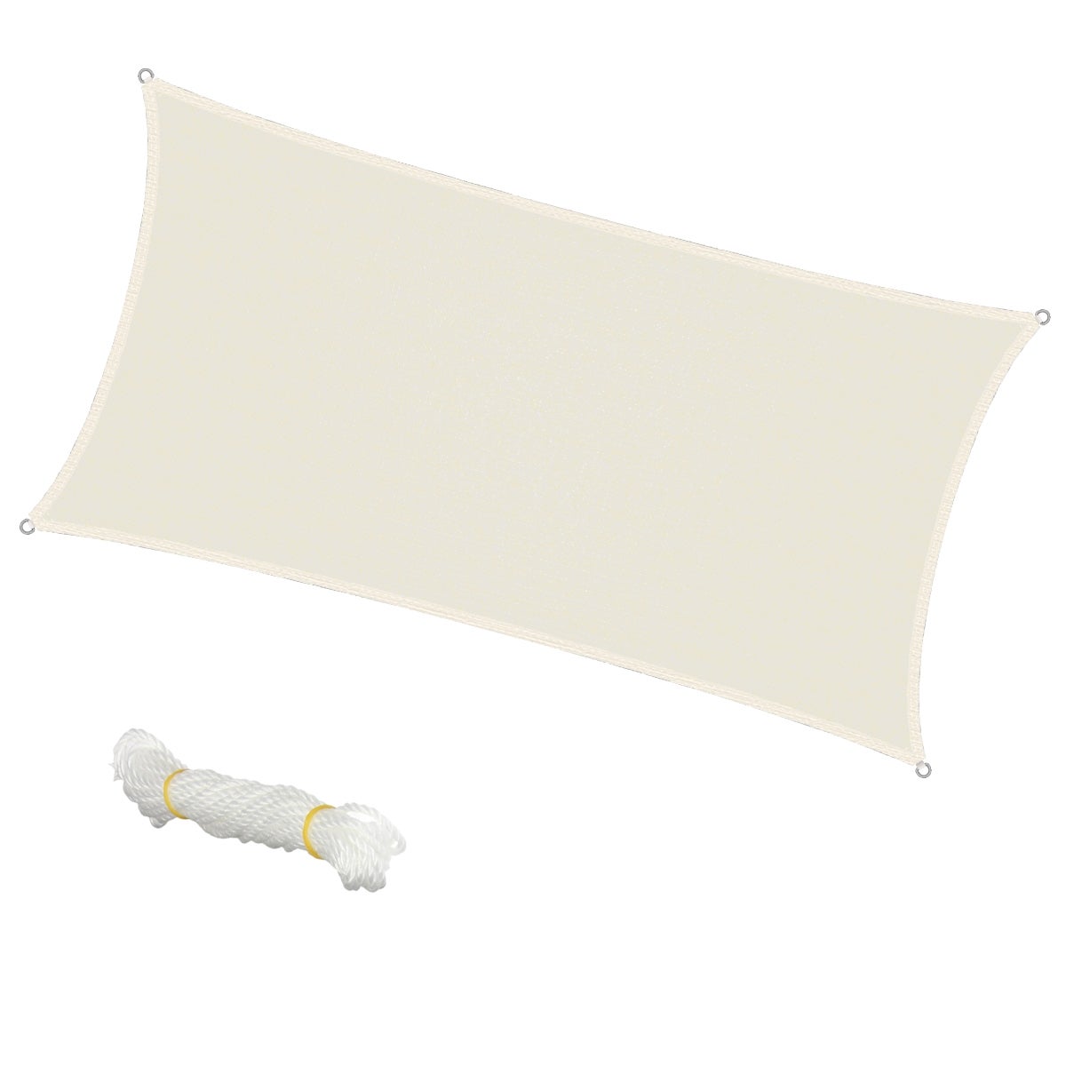 TecTake Voile d'ombrage protection UV solaire toile tendue parasol carrée 