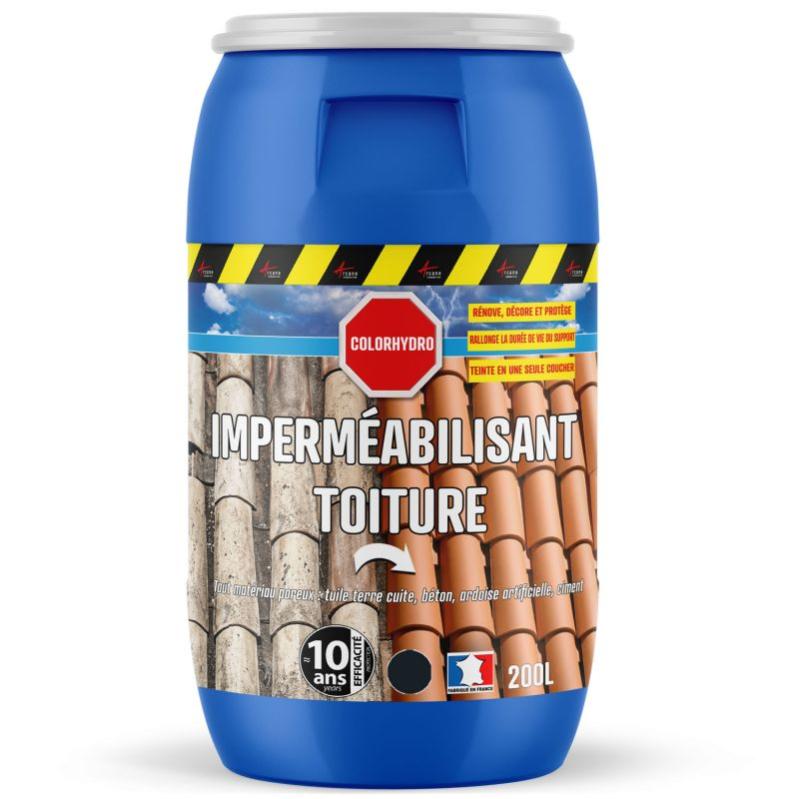 Hydrofuge Colore Tuile Et Toiture Colorhydro Ardoise Ral 9004 200 L Arcane Industries Leroy Merlin
